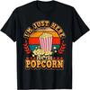 Ночь Кино Я Здесь Только Ради Попкорна Еда Покер Футболка