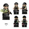 Конструктор Delta SWAT Special Forces с минифигуркой Weilong - Модель Jiaolong Глубокий синий