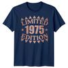 Лимитированный выпуск 1975 года, футболка унисекс с графикой на 50-летие, винтажная ретро футболка
