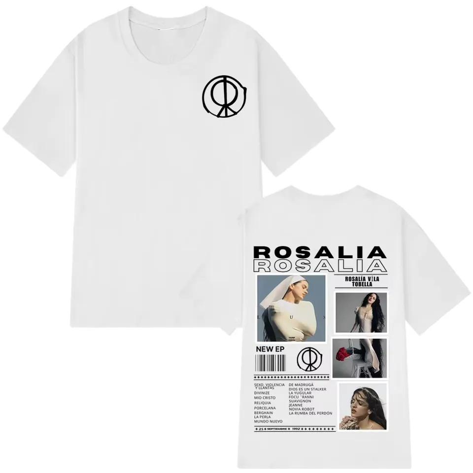 Rosalía LUX Album Tour 2026 Print Unisexs TShirt Unisex ONeck 100Cotton Short Sleeve Y2k Oversized Tee Fans Gifts Concert Merch