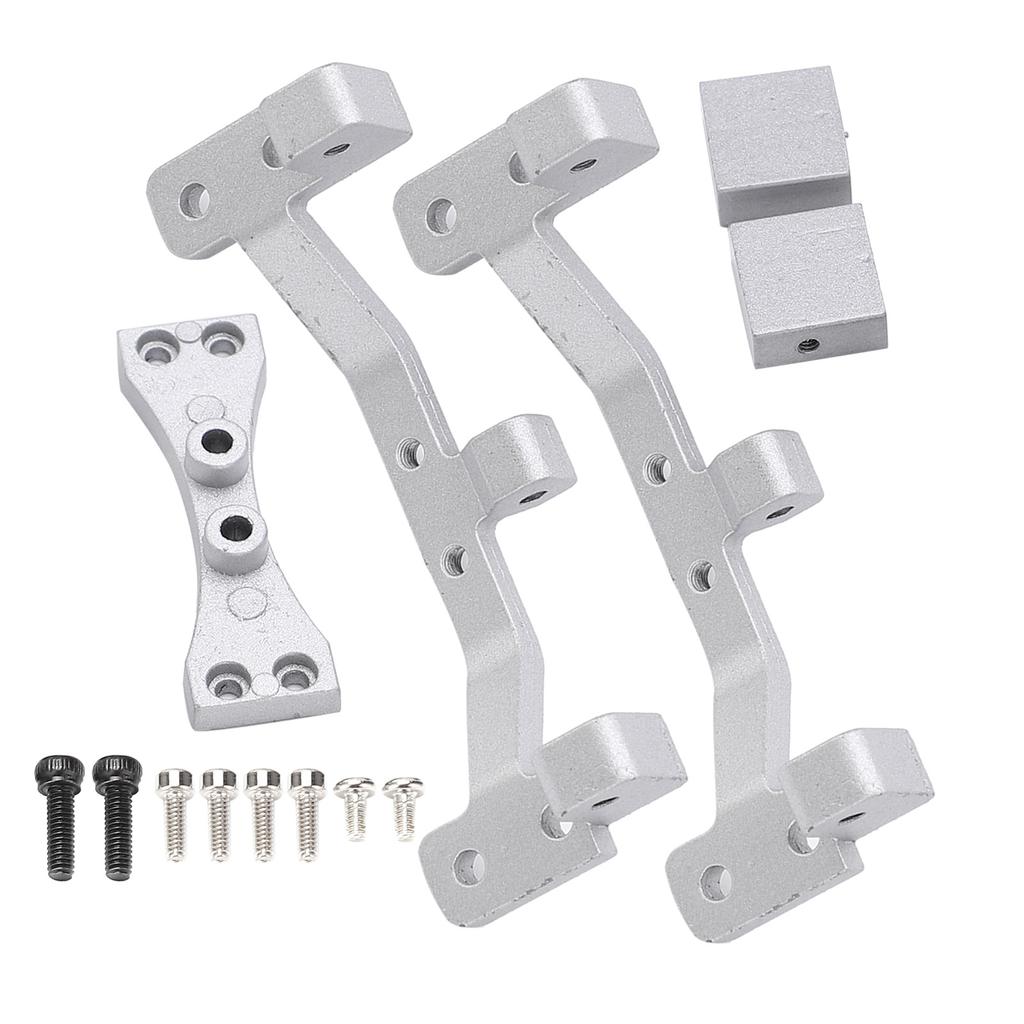 Модификация радиоуправляемой машины Сиденье рулевой тяги с кронштейном рулевого механизма задней оси для MN 112 99S D91 D90Серебристый