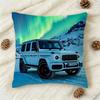 Car MMercedesES G Doublesided Printed Square Decorative Cushion Cover for Sofa Living Room Home Decor