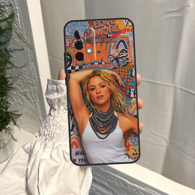 Чехол для телефона Samsung Galaxy с изображением певицы Шакиры A54 A34 A51 A71 A31 A11 A73 A53 A33 A13 A52 A32 A12 A14 A21S