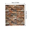 77cm*70cm 3D Wall Sticker Imitation Brick Bedroom Home Decor Waterproof Anti-mold Self-adhesive DIY Wallpaper For Living Room