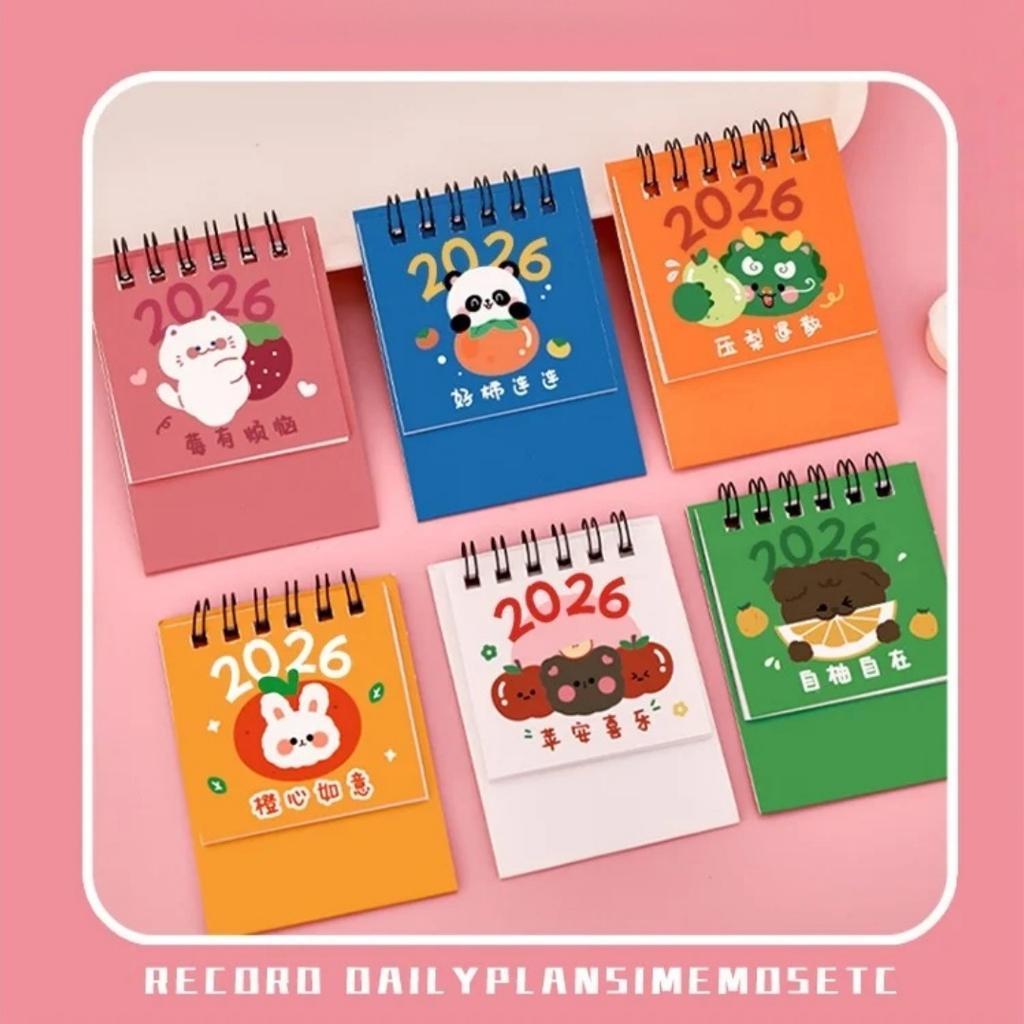 Fruit Desk Calendar Colorful Mini Desk Calendar Student Desk Calendar Mini For Study Space Dorm Room