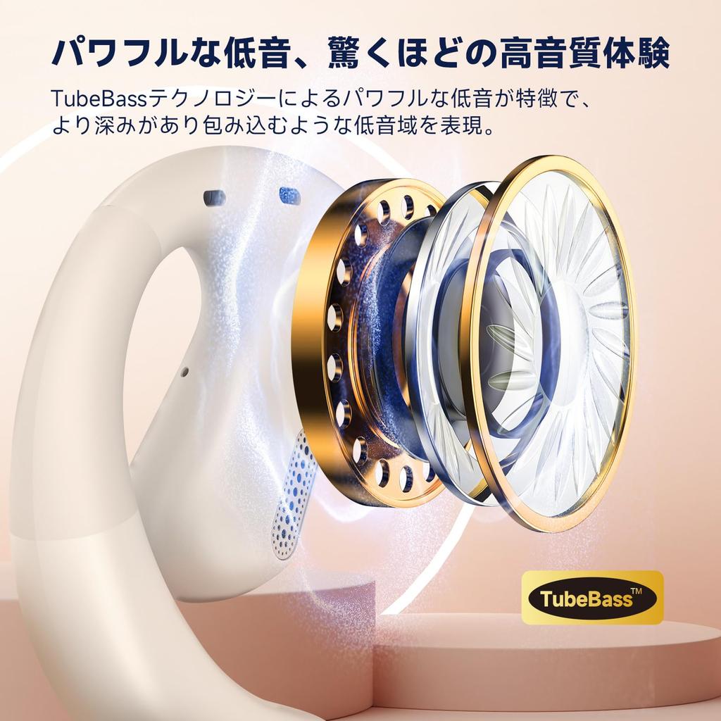 OpenRock Pro Open Ear Wireless Bluetooth Does Not Block Your Bass Air Open 46 Hours of Long Includes Charging Fast IPX5 For Earphones, Earphones, Ear,