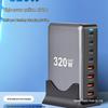 Высокомощное многопортовое GaN-зарядное устройство 200 Вт с быстрой USB-зарядкой PD100 Вт для мобильных телефонов
