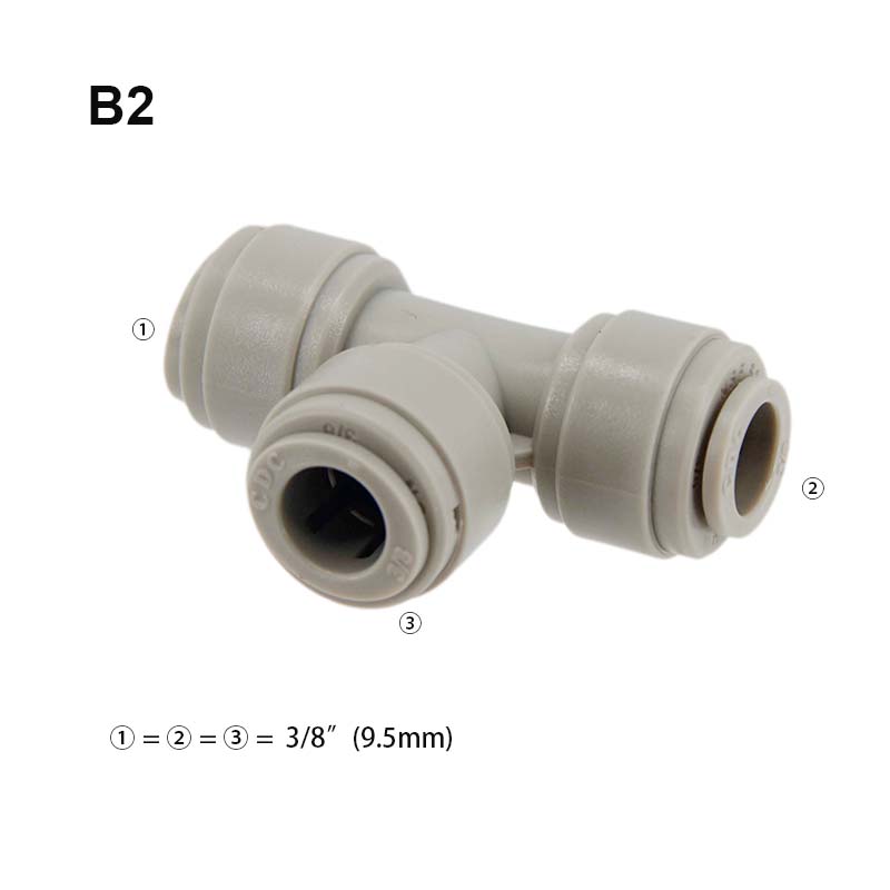 Фитинги для домашнего разливного пива, push-in, 1/4" 5/16" 3/8", пищевой класс, с EPDM-уплотнительным кольцом, герметичные