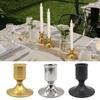 Metal Taper Candlestick Holders Gold Silver Candle Stands Elegant Candle Holder  Home Decoration