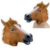 Adult Brown Horse Head Mask Halloween Party Animal Costume Novelty Fancy Prop