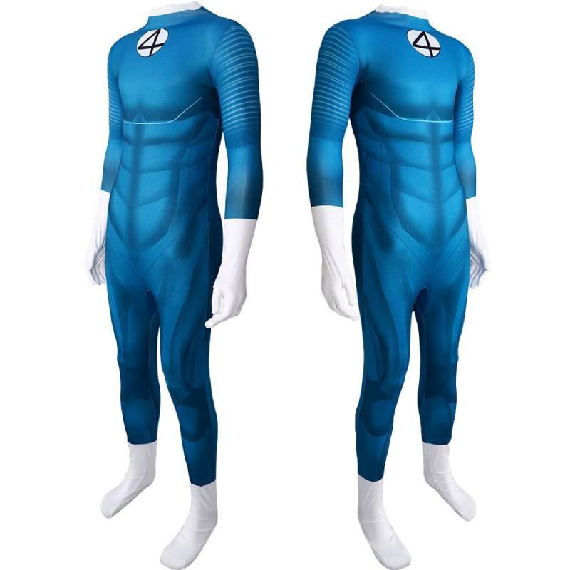 Cosplay Fantastic Four Costumes Role Play Halloween Party Stage Gift Performance