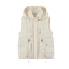 New Autumn and Winter Women's Fashionable Down Cotton Vest Vest Vest Loose and Versatile Outer Wear Cotton Vest