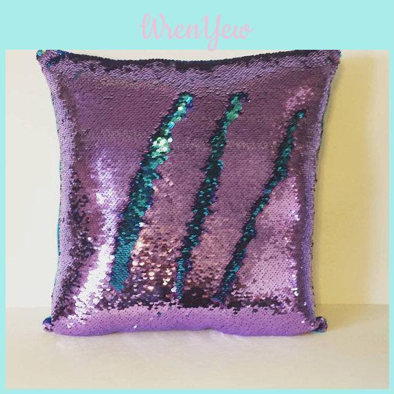 Glitter Cushion Cover With Sequins Cotton And Suede For Living Room Lounge