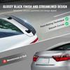 GT Wing Car Spoiler, 46.3 inch Universal Spoiler, Compatible with most Sedans and Coupes, High Strength ABS Material, Car Rear Spoiler Wing, Racing
