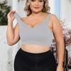 Plus Size Women's Lingerie Bra Comfortable, Bottomless, Gathering Gathering Side Breasts, Preventing Sagging,grizzly Packaging