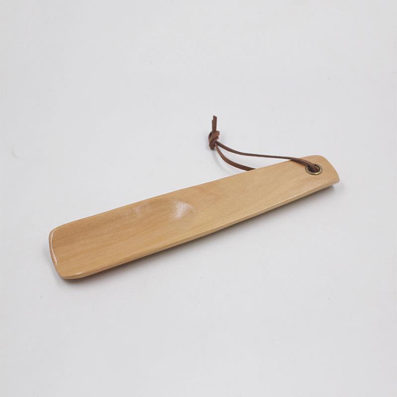 Деревянная ложка для обуви, короткая ручка - 15 см