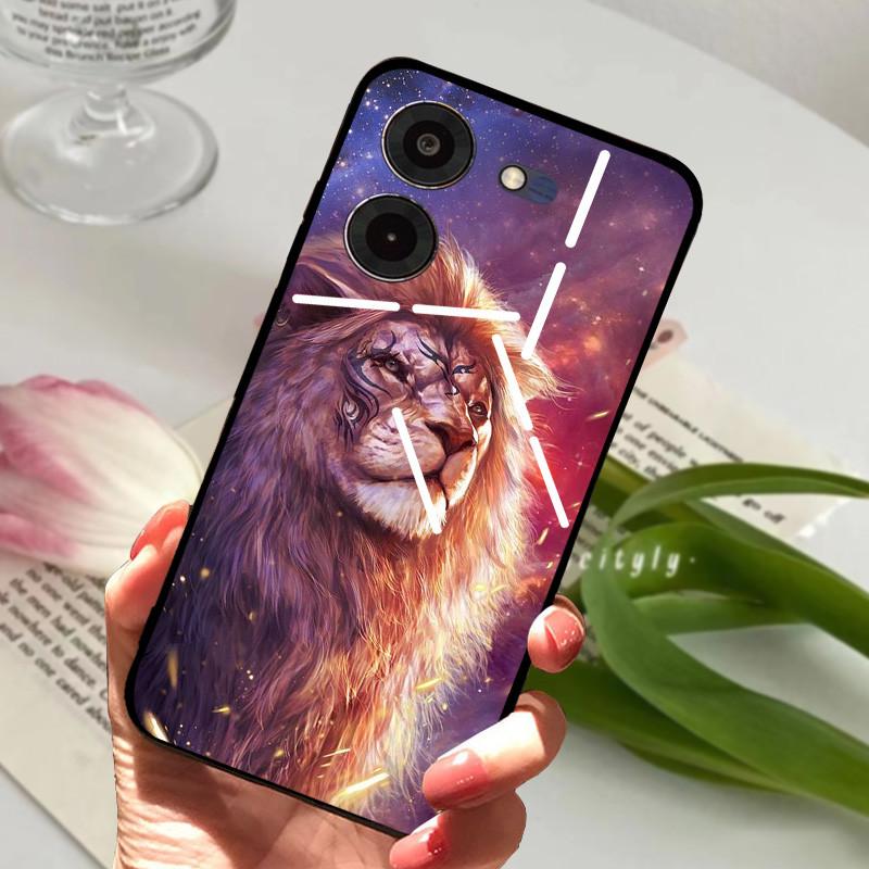 Чехол для Tecno Pova 5 Pro 5G Pova5 4G Мягкий Силикон ТПУ Задняя Крышка Телефона Для Tecno Pova Neo 3 Ударопрочный Бампер LH6n Мультяшный