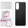 apgo Protective Skin Sticker for the Back Compatible with Honor X20 SE, Wrap Film, Foil, Vinyl - Pattern Black Honeycomb