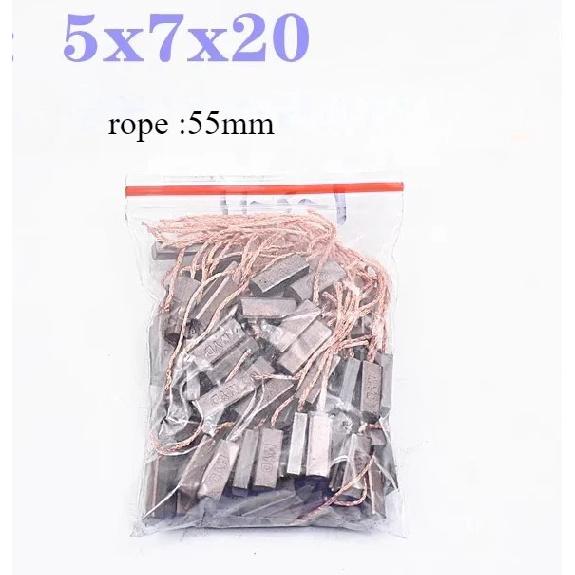100pcs Car Generator Carbon Brush Electric Brush for Valeo Trico Halla for Mercedes Benz for BMW
