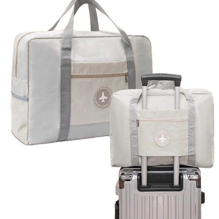 Женская складная дорожная сумка для коротких поездок с функцией тележки