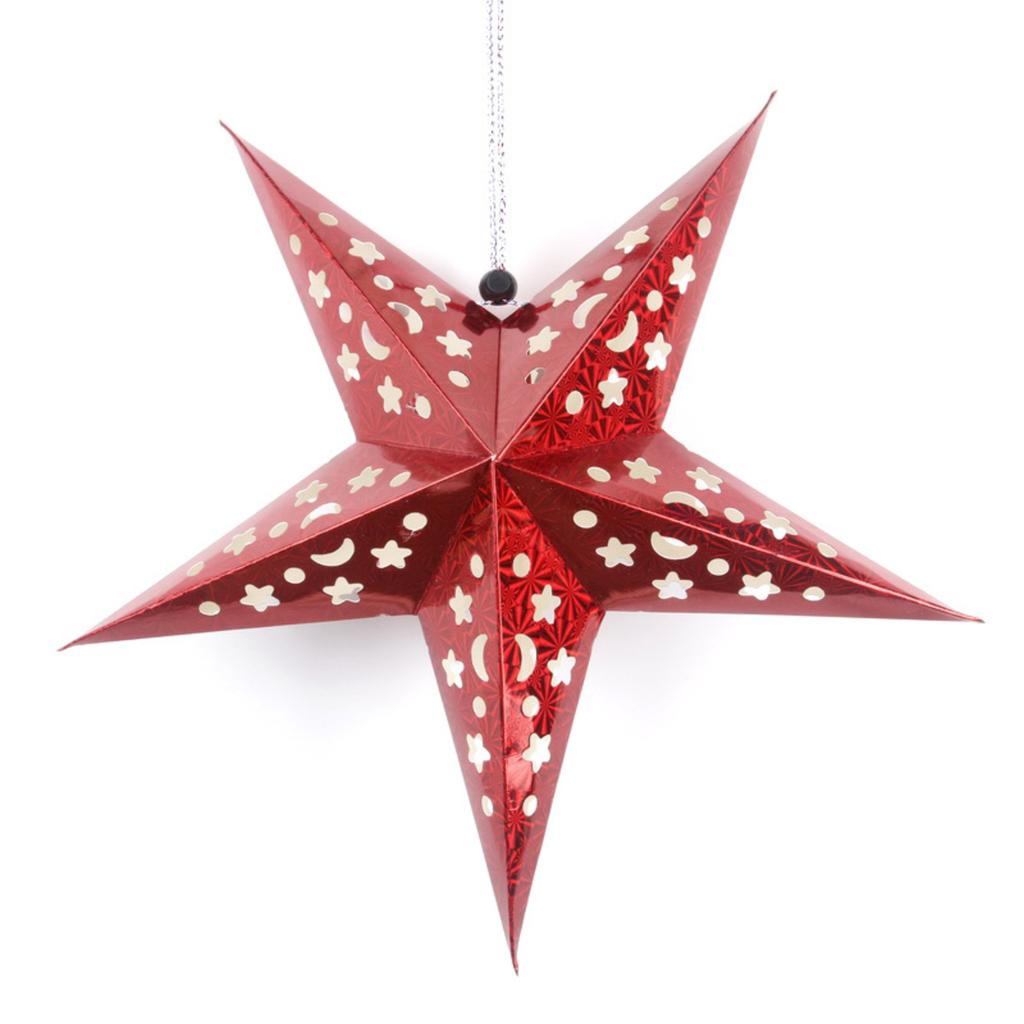 30cm Hanging Five-pointed Star Decoration Corridor Decoration Pendant