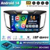 Автомагнитола с Android 14 и CarPlay для Hyundai Creta ix25 2015-2019, навигация GPS, мультимедиа, видеоплеер, 2DIN головное устройство, стерео