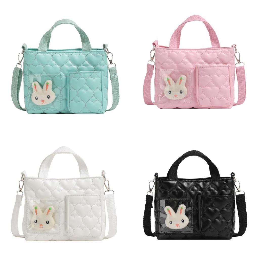 Детская милая однотонная сумка через плечо с принтом для повседневного использования и школы