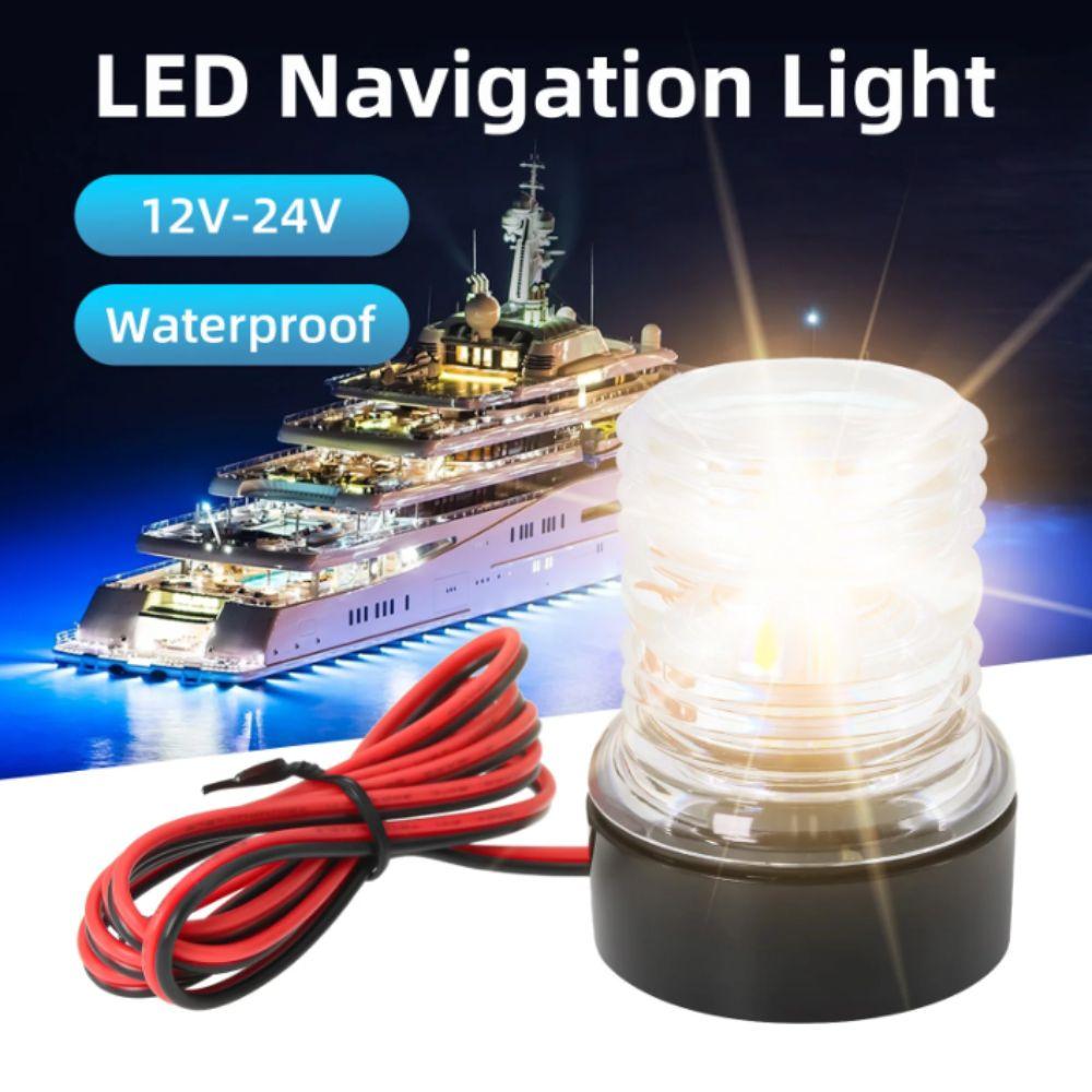 All-Round Light Anchor Light 360 Degree Sailing Signal Light Marine Boat Light Stern Mount