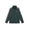 Originals Retro Classic Three Stripes Sports Stand Collar Long Sleeve Jacket Men Jacket Dark-Green JL8400