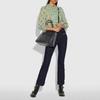 Coach Charlie Classic Monogram Canvas And Leather Shoulder Bag Women Shoulder Bag Black 31210-LIO3N