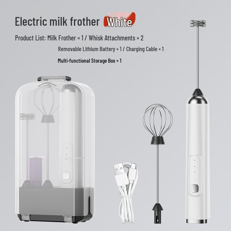 USB Rechargeable Mini Handheld Milk & Egg Frother