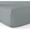 Fitted Sheet - Cotton - 90x190 Cm - 57 Threads/cm² - Pocket 20 Cm - Grey