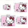 1 шт. Sanrio Hello Kitty Ковер для офиса с принтом русалки Прямоугольный коврик под стол, Идеальный декор для гостиной, спальни, кухни, Нескользящий пол