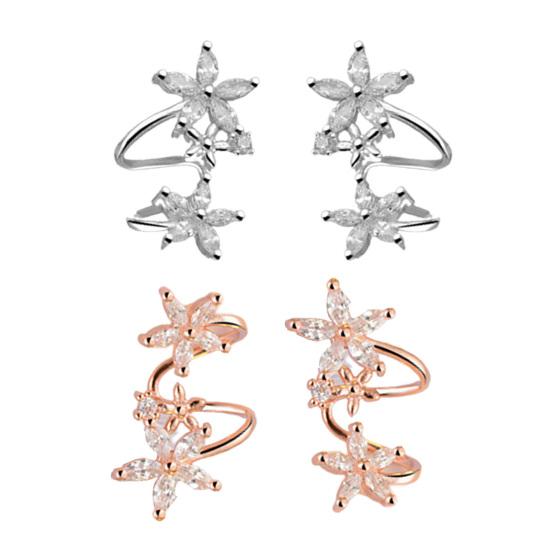 Шикарные женские зажимы для ушей, нестандартные, элегантные, декоративные