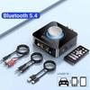 Bluetooth 5.4 Приемник Передатчик 3,5 мм AUX RCA TF/U-диск Разъем Стерео Беспроводной Аудио Адаптер Светодиодный Дисплей для Автомобильного Комплекта ТВ ПК