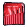Professional Steel Punch Tool Kit Multi-Size Hollow End & Roll Pin Punch Set for Metalworking Automotive Repair Bearing Removal