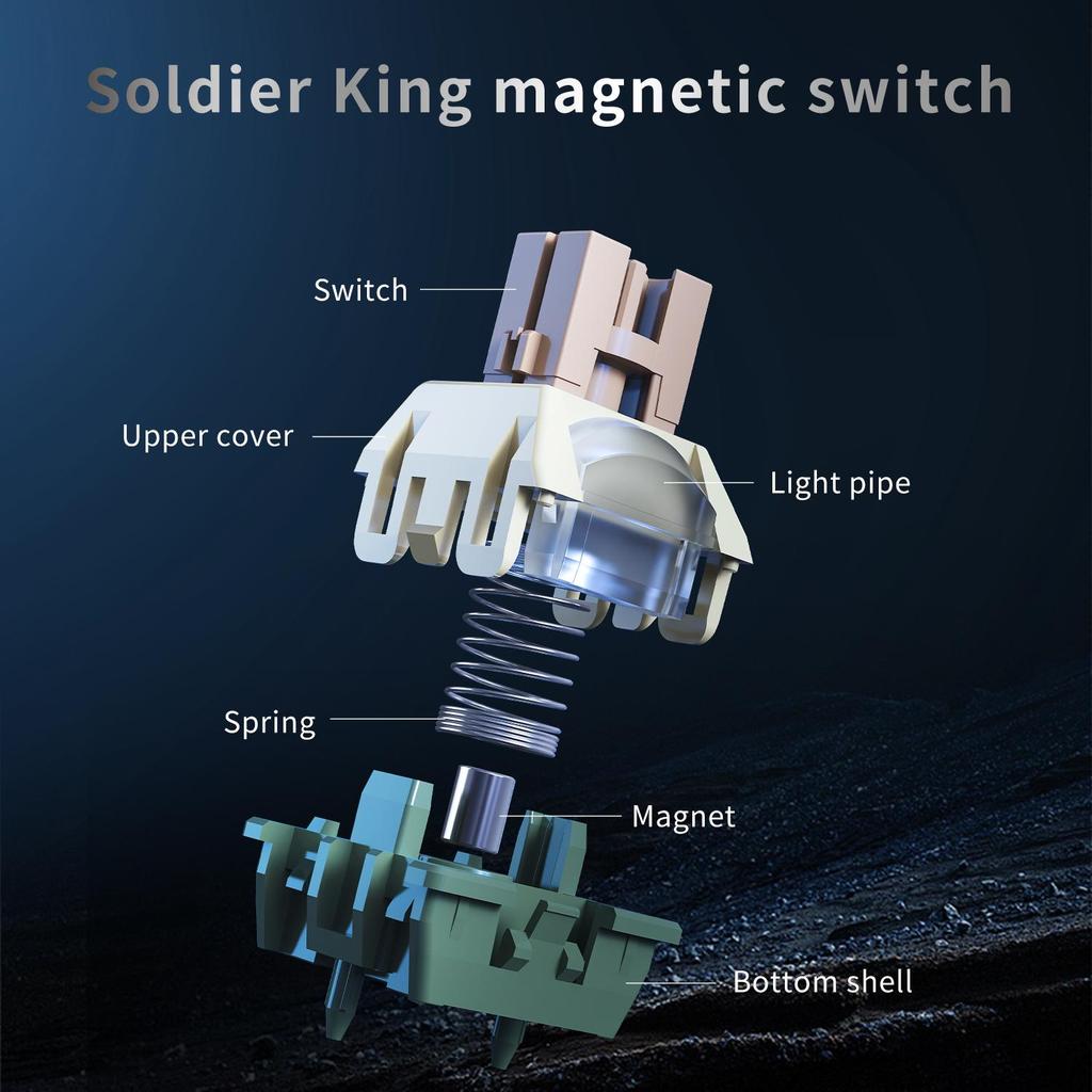 Ajazz Игровая клавиатура AK980 MAX с RGB-подсветкой, проводная