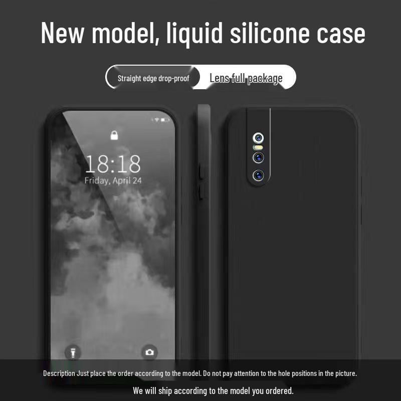 Силиконовый чехол Vivo S1 Pro Кубик Рубика: Однотонный, Полное покрытие, Защита от падений, Мягкий край