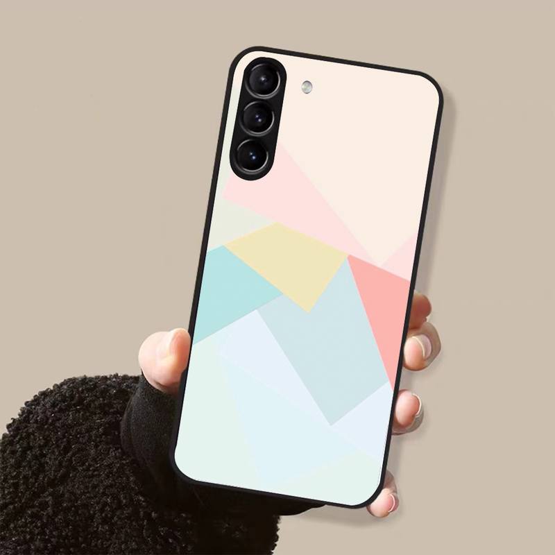 Чехол для телефона с геометрическим рисунком в цветном стиле для Samsung Galaxy S7 Edge Plus S9 S20Plus S20ULTRA S10lite S225G S10