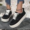Women's Canvas Shoes Fashionable Design Platform Casual Breathable Canvas Classic Comfortable Women's Sports Vulcanized Shoes