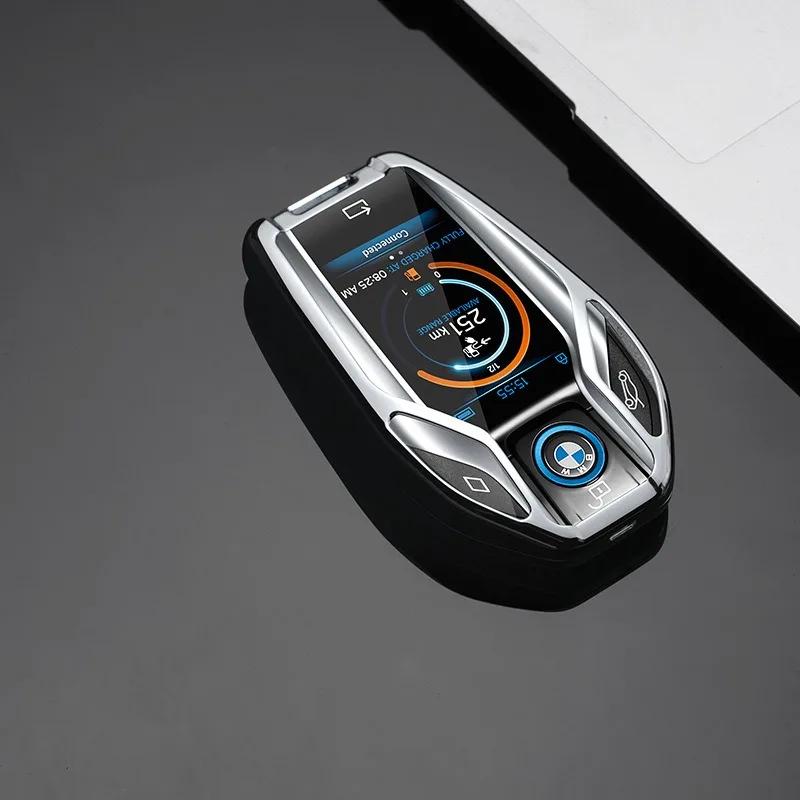 BAGG9 Car Sticker Alloy New TPU Car Key Case Cover Shell Keychain For BMW 5 7 Series G11 G12 G30 G31 G32 I8 I12 I15 G01 G02 G05 G07 X3