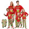 Christmas Print Cute Family Set Pajamas, Home Clothes, Family Set Long Sleeve Top Pants Set