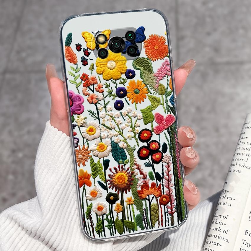 Прозрачный чехол для телефона Xiaomi Poco X3 X4 NFC X5 X6 X7 Pro F3 F4 GT F5 Мягкий ТПУ чехол Ретро узоры карманных часов Ударопрочный чехол для Xiaomi Накладка Capa