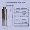 304 Stainless Steel High-Pressure Vacuum Blower Silencer