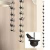 Metal Rain Chain Mobile Birds Decorative Hanging Chain Durable Rainwater Chain  for Outdoor Decor