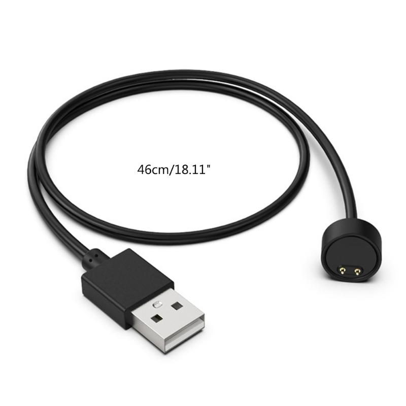 Зарядный кабель USB 55 см для MiBand 5 6 7 Магнитный зарядный адаптер Проводной шнур Для браслета Miband 6 7 Зарядка