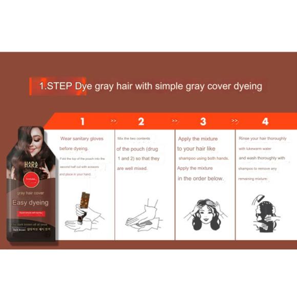 haaraz Легкое закрашивание седых волос Легкое окрашивание воды за 5 минут (3 варианта)