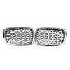 For BMW 5 Series E39 1999-2003 Single/Double/Diamond Style Front Bumper Racing Grille Kidney Mesh Grill Car Replacement