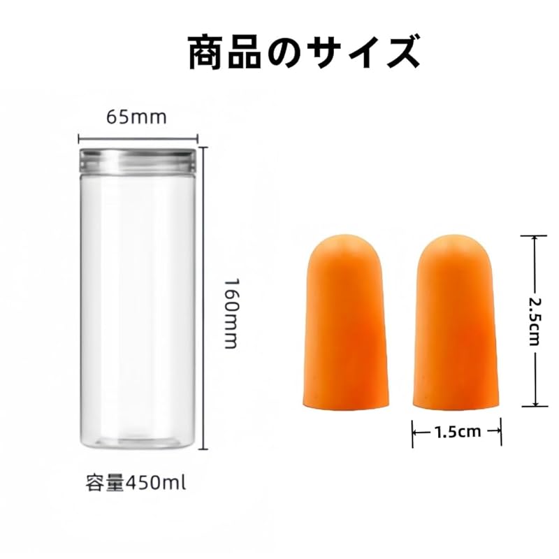 50 Pairs of Soft Foam Earplugs Noise Countermeasures Ear Plugs No Code Sleep/Sleep/Plane Preparation (yellow, Free Size)