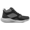 Skechers Кроссовки Bounder из ткани и кожи, удобные, универсальные, средней высоты, повседневные, мужские, черные, серые 232280-BKCC
